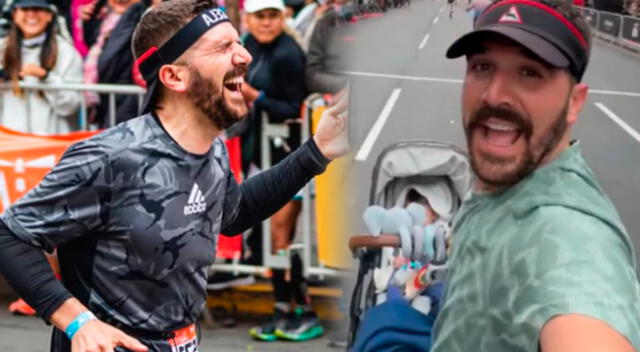 José Peláez vive EMOTIVO momento al terminar maratón junto a su bebé: "Primera carrera de Lucas" José Peláez vive EMOTIVO momento al terminar maratón junto a su bebé: "Primera carrera de Lucas"
