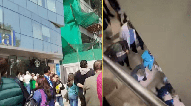 Clínica Internacional de San Borja afectada por incendio. Clínica Internacional de San Borja afectada por incendio.