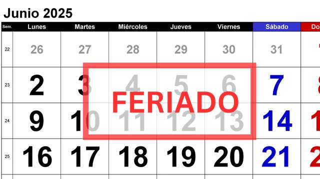Feriado el 2 de junio, un nuevo fin de semana largo para descansar y viajar. Feriado el 2 de junio, un nuevo fin de semana largo para descansar y viajar.