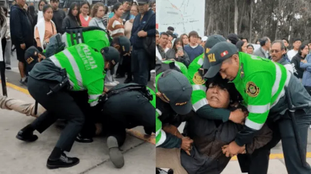 Policía en San Marcos genera controversia al retener a tiktoker en Cepre. Policía en San Marcos genera controversia al retener a tiktoker en Cepre.