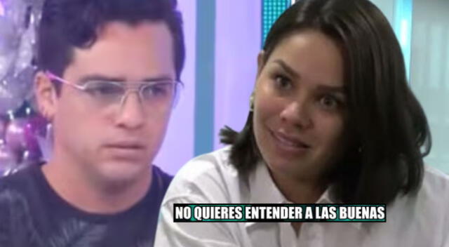 Andrea San Martín amenaza a su expareja Juan Víctor Sánchez en medio de problemas legales. Andrea San Martín amenaza a su expareja Juan Víctor Sánchez en medio de problemas legales.