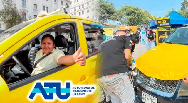 Cambia el color de tu taxi a amarillo completamente GRATIS gracias a la ATU.