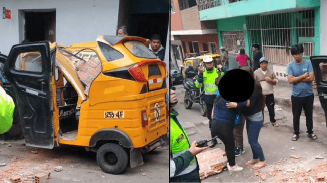 Hombre muere tras caída de pared durante fuerte sismo en Lima.