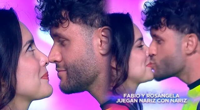 Fabio Agostini roba un beso a Rosángela Espinoza EN VIVO en Esto Es Guerra y ella tiene inesperada reacción: "Lo veo guapo"