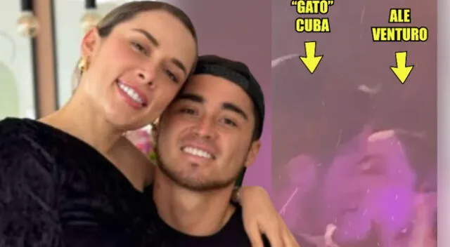 Rodrigo Cuba y Ale Venturo se besan apasionadamente. Rodrigo Cuba y Ale Venturo se besan apasionadamente.