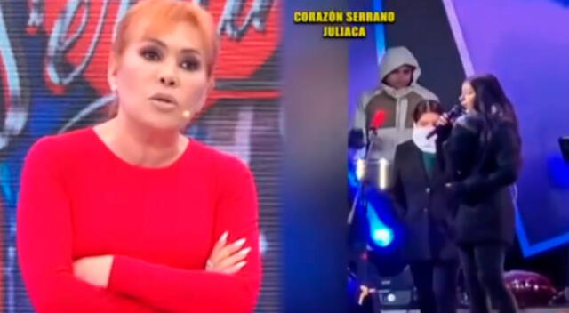 Magaly Medina EXPLOTA contra cantantes de Corazón Serrano por vestimentas en Juliaca: "Bien merecido" Magaly Medina EXPLOTA contra cantantes de Corazón Serrano por vestimentas en Juliaca: "Bien merecido"