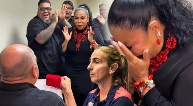 Eva Ayllón es sorprendida con romántica 'PEDIDA DE MANO' tras ser vinculada con Natalia Málaga