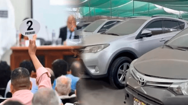 Autos serán rematos por Pronabi este mes dejulio Autos serán rematos por Pronabi este mes dejulio