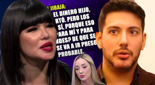 Angie Jibaja envía perturbador audio a su hijo sobre Jean Paul Santa María.