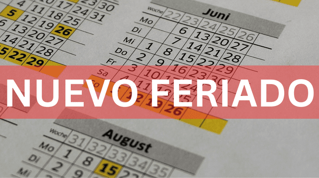 El Gobierno oficializa nuevo feriado en agosto y muchos ya planean escapadas. El Gobierno oficializa nuevo feriado en agosto y muchos ya planean escapadas.