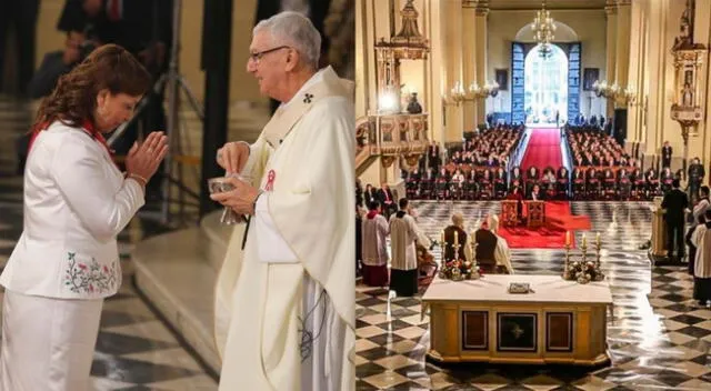 La ceremonia de la misa Te Deum es una tradición religiosa que se realiza cada 28 de julio durante las Fiestas Patrias. La ceremonia de la misa Te Deum es una tradición religiosa que se realiza cada 28 de julio durante las Fiestas Patrias.