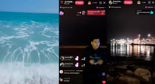 En Tiktok, diversos usuarios se muestran en las playas pese a las advertencias por alerta de tsunami En Tiktok, diversos usuarios se muestran en las playas pese a las advertencias por alerta de tsunami