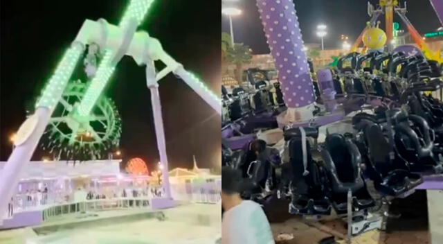 Pánico en Arabia Saudita tras accidente en parque de diversiones Pánico en Arabia Saudita tras accidente en parque de diversiones
