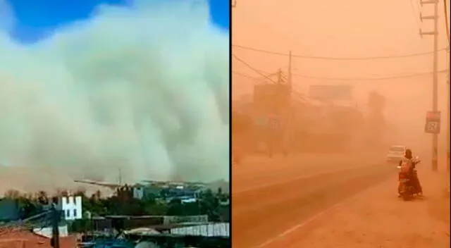 Tormentas de arena despierta el pánico entre la población. Tormentas de arena despierta el pánico entre la población.