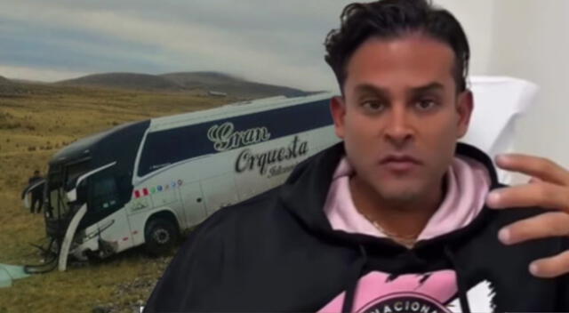 Christian Domínguez se pronuncia desde la clínica por accidente.