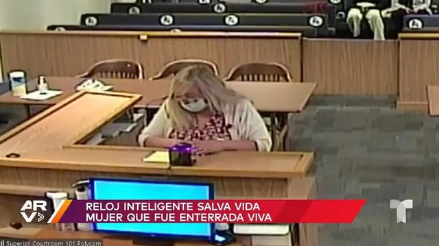 La abogada de  Young Sook An justificando que se aplique medidas contra la pareja de su patrocinada. Crédito: Telemundo   