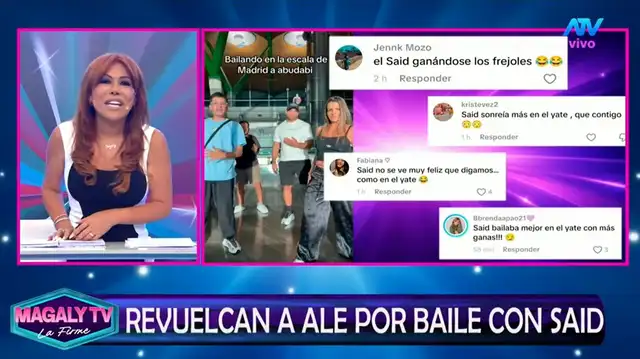 ¡SIN PIEDAD! Magaly Medina SE BURLA de Alejandra Baigorria y Said Palao tras viaje a Japón: “Sonreía más en el yate” ¡SIN PIEDAD! Magaly Medina SE BURLA de Alejandra Baigorria y Said Palao tras viaje a Japón: “Sonreía más en el yate”
