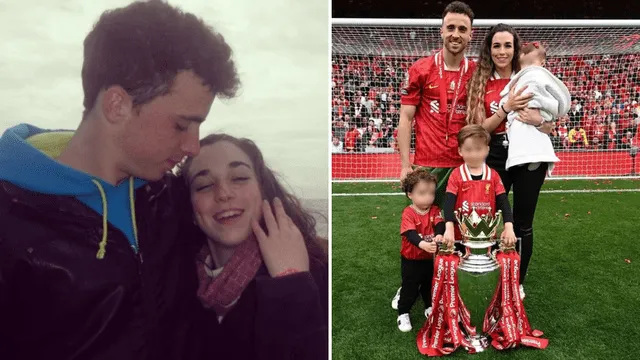 Diogo Jota y Rute Cardoso