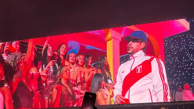 <em>Natalie Vértiz estuvo en 'La Casita' de Bad Bunny. </em>   