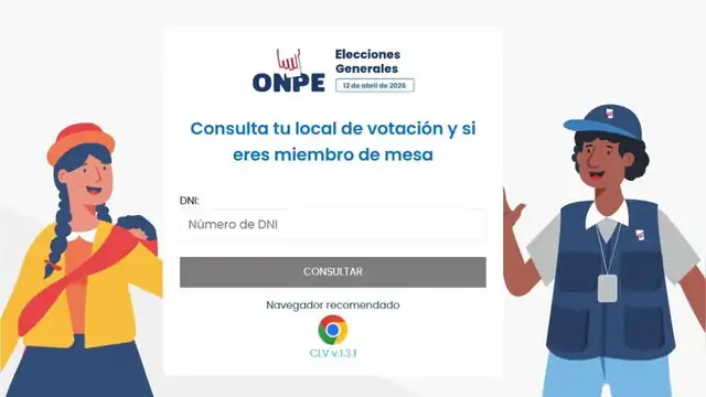 Cambió tu local de votación? ONPE habilita el link definitivo para consultar dónde votas este 12 de abril.