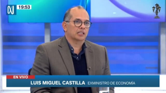  Exministro de Economía analiza la situación económica del país. Crédito. Captura Canal N   