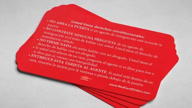 Tarjeta roja EE.UU. Tarjeta roja EE.UU.