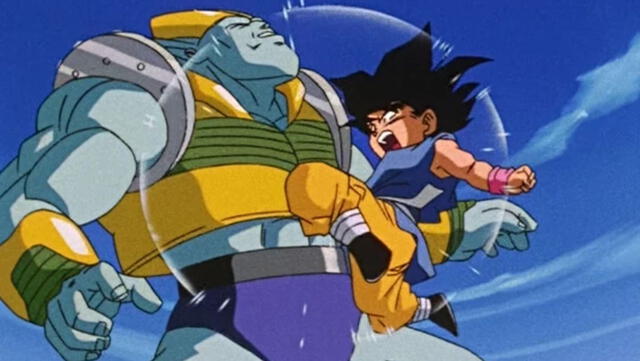  Gokú no pudo vencer en solitario a Rilldo en Dragon Ball GT. Foto: Toei Animation   