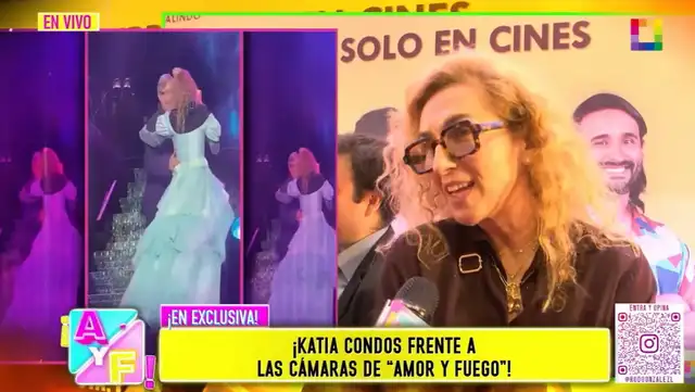 Katia Condos expone que mantiene un buen vínculo con Federico Salazar.