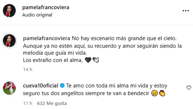  Christian Cueva manda doloroso mensaje a Pamela Franco 