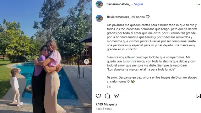 Hija de Melissa Loza conmueve con publicación.