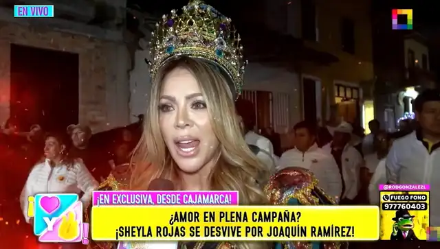 Sheyla Rojas defiende su relación con Joaquín Ramírez. Sheyla Rojas defiende su relación con Joaquín Ramírez.