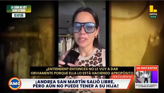 Exponen impactante video de Andrea San Martín regañando a su hija poco antes de denuncia y menor llora