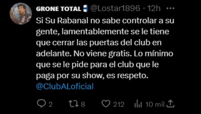 Músicos de Suu Rabanal: AQUÍ los indignantes insultos que lanzaron a Alianza Lima en pleno concierto EN VIVO en el Matute