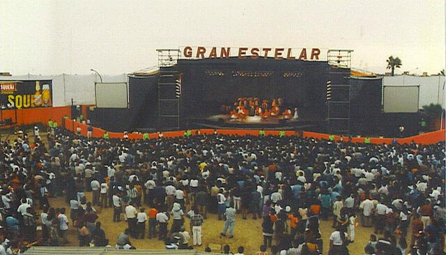 Zona de conciertos en la Feria del Hogar.   