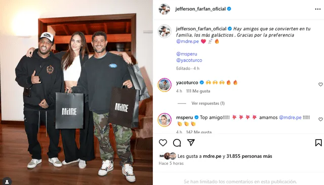 Jefferson Farfán anuncia a dos nuevos integantes en su familia a HORAS de las picantes revelaciones de Darinka Ramírez Jefferson Farfán anuncia a dos nuevos integantes en su familia a HORAS de las picantes revelaciones de Darinka Ramírez