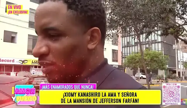 Jefferson Farfán apoya las declaraciones de Xiomy Kanashiro.