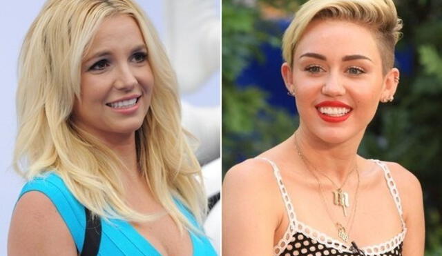 Miley Cyrus admira a Britney Spear y la toma como ejemplo. Miley Cyrus admira a Britney Spear y la toma como ejemplo.