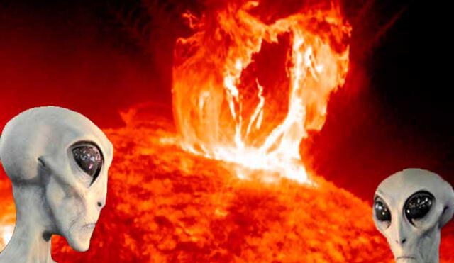 Ovni es captado cerca al Sol.