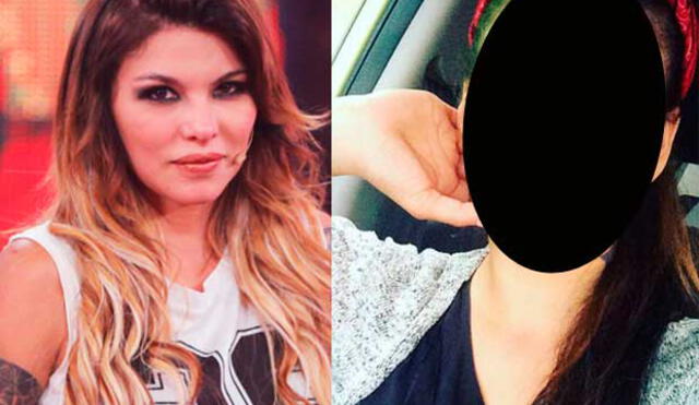 Angie Jibaja luce un rostro cambiado