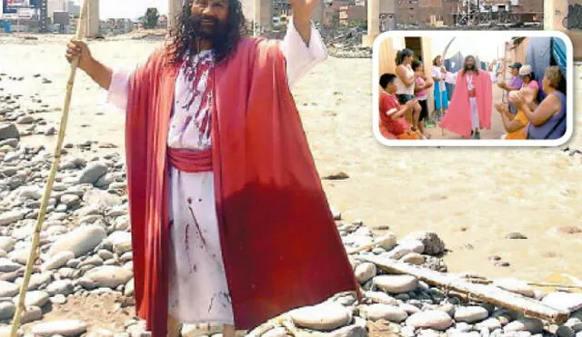 Cristo Cholo llevó mensaje de fe y esperanza por Semana Santa