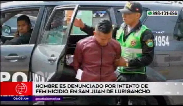Ramón Quejana fue detenido por intento de feminicidio en SJL