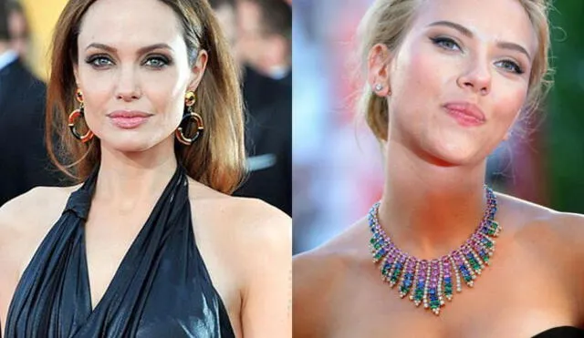 Angelina Jolie y Scarlett Johannson tienen miles de fanáticos Angelina Jolie y Scarlett Johannson tienen miles de fanáticos