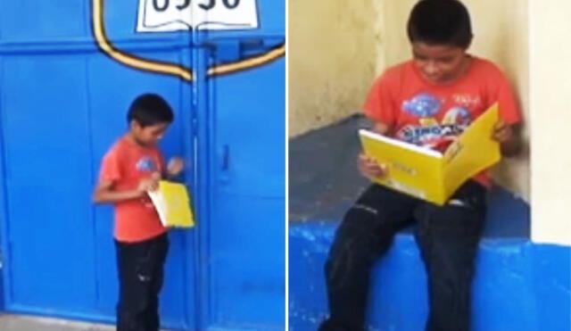 Vía Facebook se reveló la admirable historia del escolar de Tarapoto