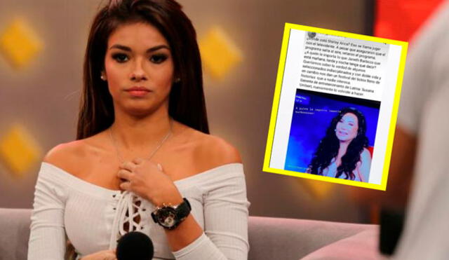 Shirley Arica mostró historias de sus seguidores molestos 