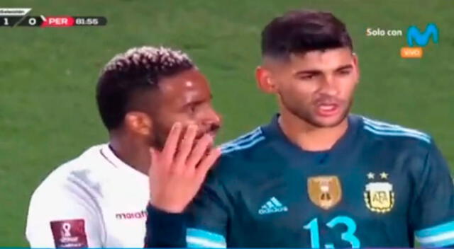 Jefferson Farfán pechó a Cristian Romero Jefferson Farfán pechó a Cristian Romero