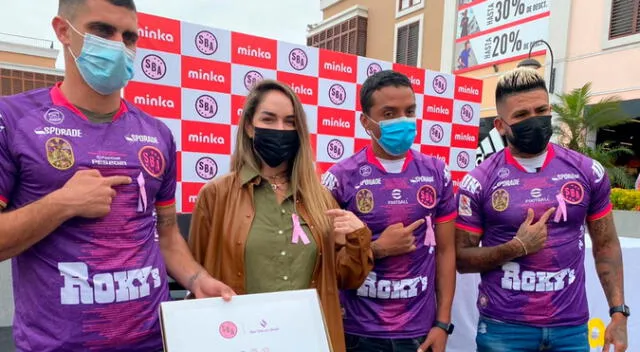 Club y jugadores de Sports Boys se unieron a una campaña.