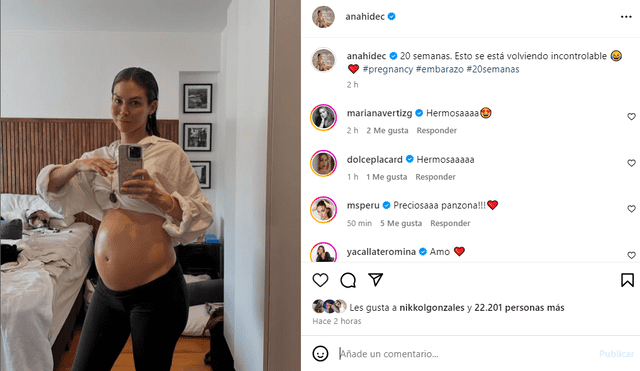 <em>Anahí de Cárdenas luce su grande pancita. Captura: Instagram </em> <em>Anahí de Cárdenas luce su grande pancita. Captura: Instagram </em>