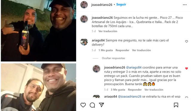 Joao Castillo en Instagram.   