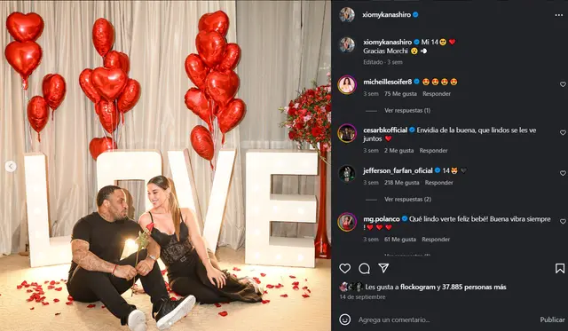  Jefferson Farfán le pidió la mano a Xiomy Kanashiro 