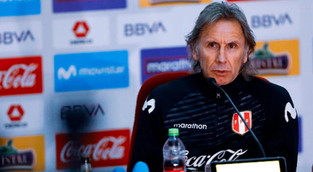 Ricardo Gareca en conferencia de prensa. | FOTO: Grupo La República.   